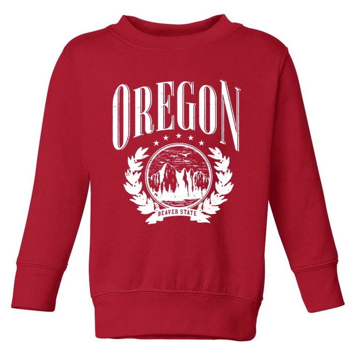 Oregon Beaver State Toddler Sweatshirt