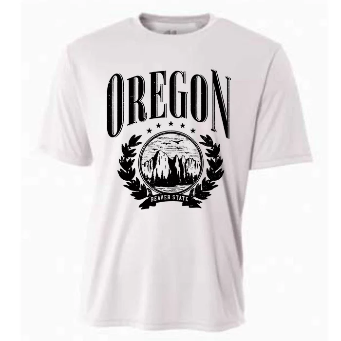 Oregon Beaver State Cooling Performance Crew T-Shirt