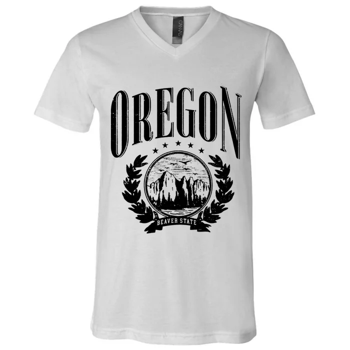 Oregon Beaver State V-Neck T-Shirt