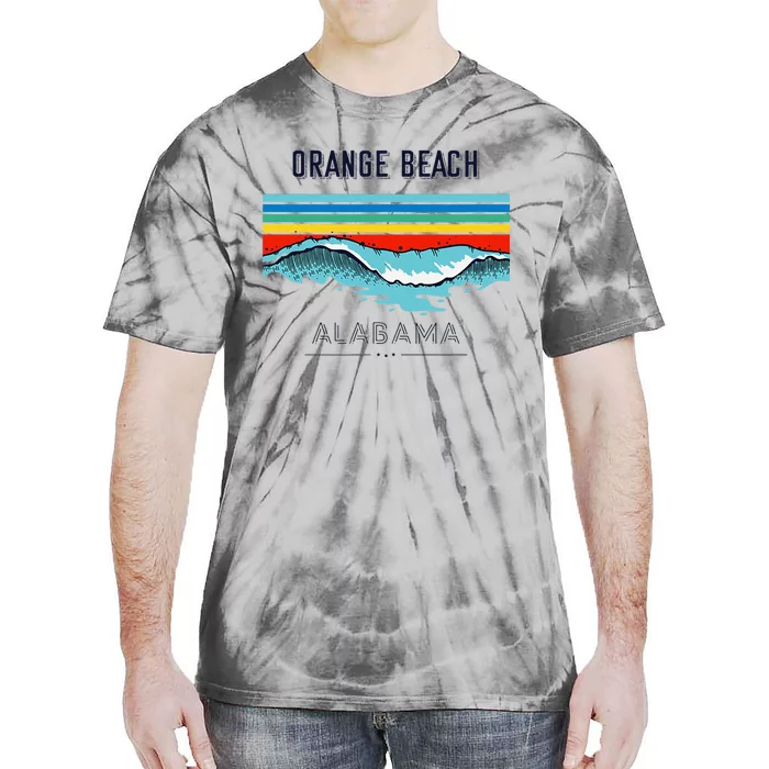 Orange Beach Souvenir Alabama Reminder Tie-Dye T-Shirt