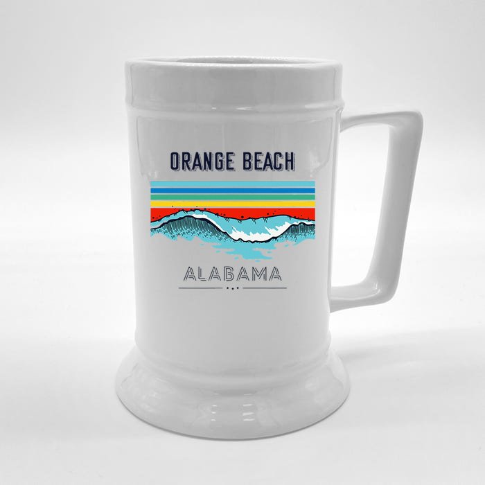 Orange Beach Souvenir Alabama Reminder Front & Back Beer Stein