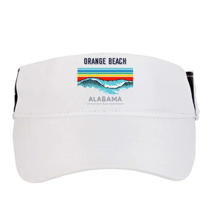 Orange Beach Souvenir Alabama Reminder Adult Drive Performance Visor