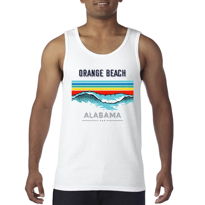 Orange Beach Souvenir Alabama Reminder Tank Top