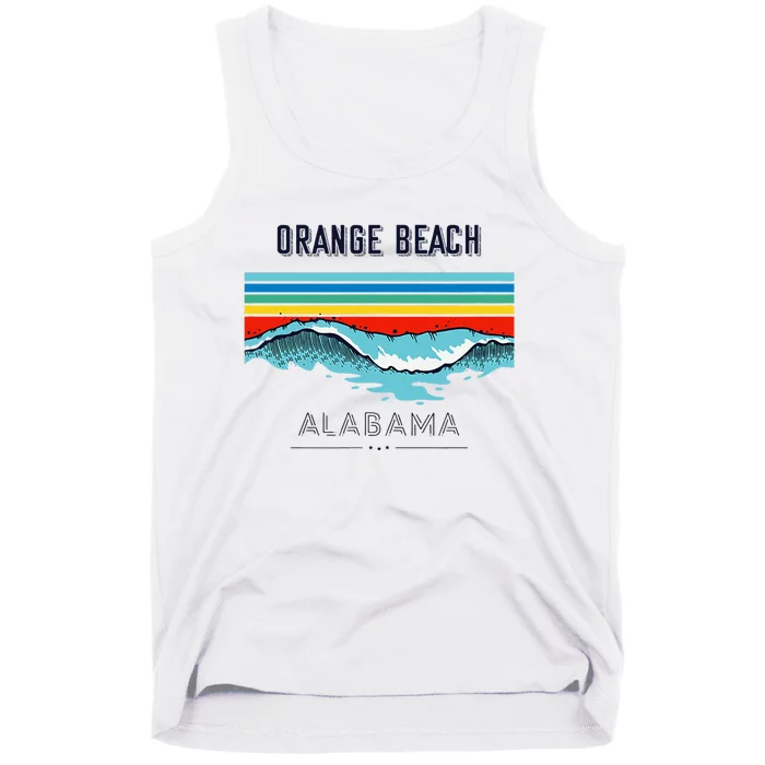 Orange Beach Souvenir Alabama Reminder Tank Top