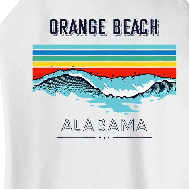 Orange Beach Souvenir Alabama Reminder Women’s Perfect Tri Rocker Tank