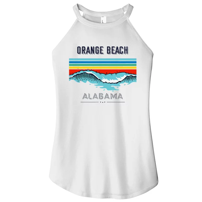 Orange Beach Souvenir Alabama Reminder Women’s Perfect Tri Rocker Tank