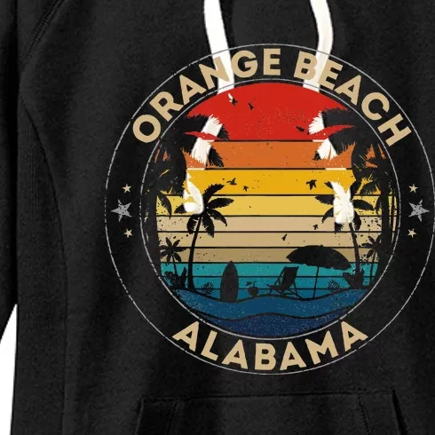 Orange Beach Souvenir Alabama Reminder Women's Fleece Hoodie