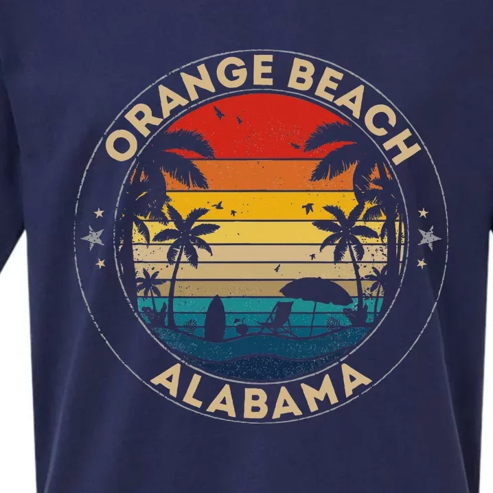 Orange Beach Souvenir Alabama Reminder Sueded Cloud Jersey T-Shirt