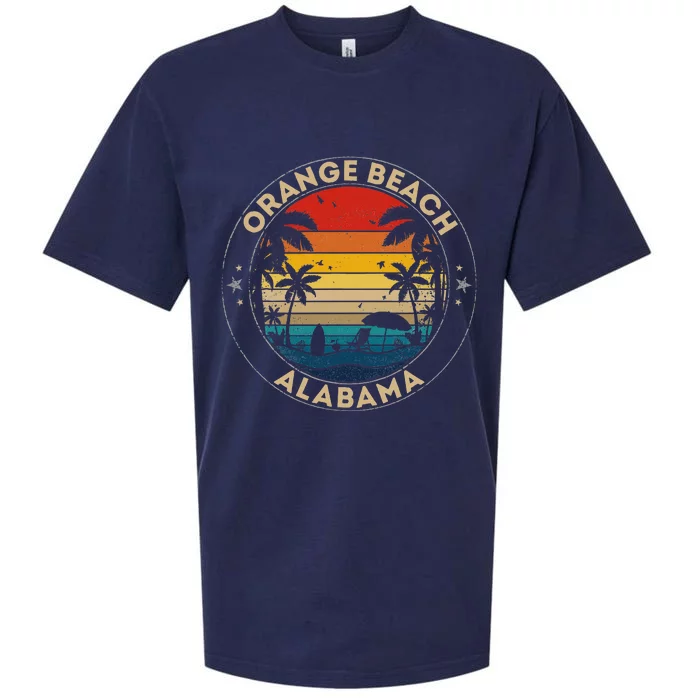 Orange Beach Souvenir Alabama Reminder Sueded Cloud Jersey T-Shirt