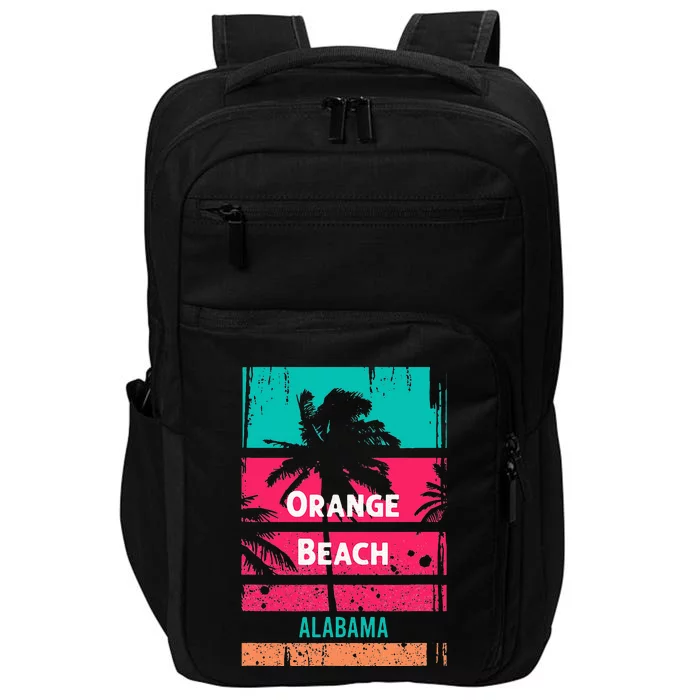 Orange Beach Souvenir Alabama Reminder Impact Tech Backpack