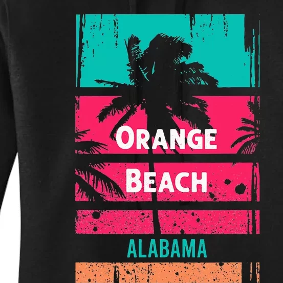 Orange Beach Souvenir Alabama Reminder Women's Pullover Hoodie