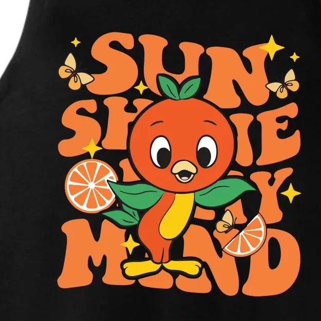 Orange Bird Sunshine Ladies Tri-Blend Wicking Tank