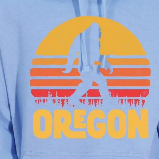 Oregon Bigfoot Sasquatch & Sun Unisex Surf Hoodie