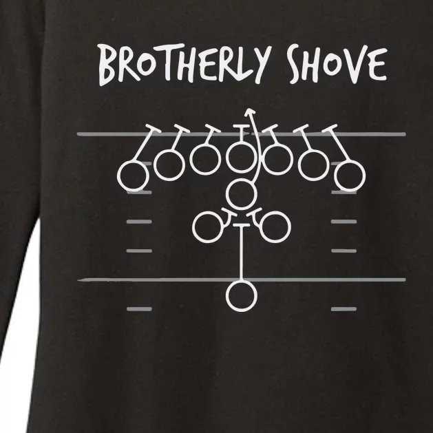 Official Brotherly Shove Womens CVC Long Sleeve Shirt