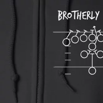 Official Brotherly Shove Full Zip Hoodie