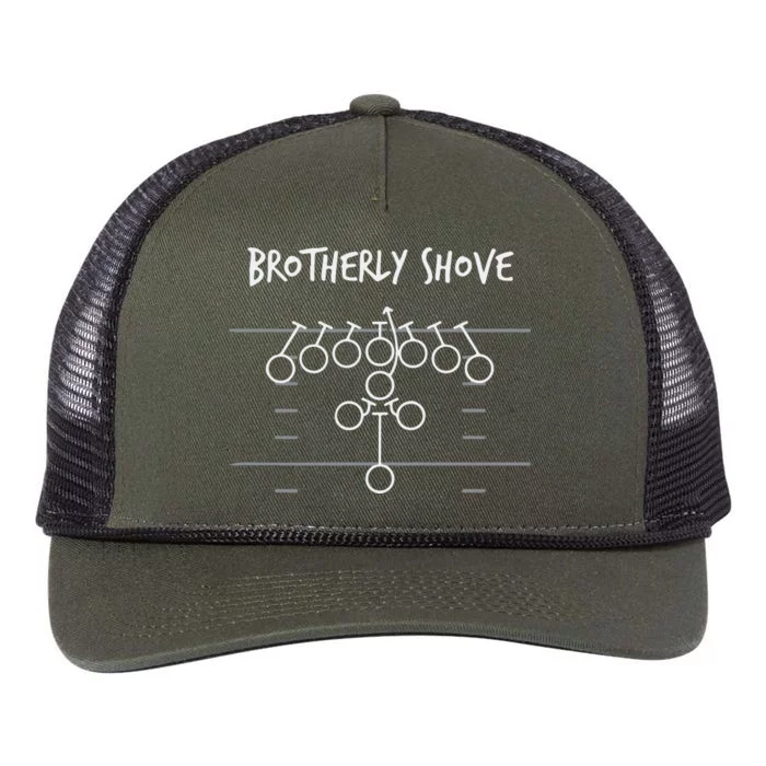 Official Brotherly Shove Retro Rope Trucker Hat Cap