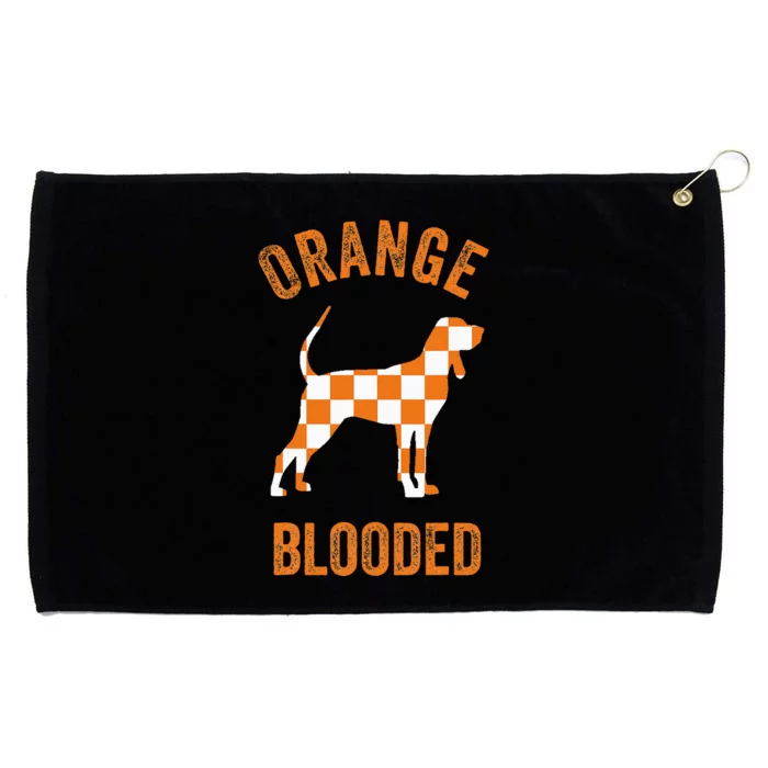 Orange Blooded Tennessee Hound Native Home Tn State Pride Grommeted Golf Towel