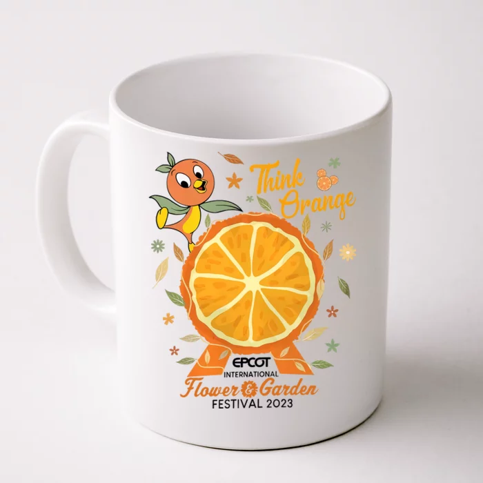 Orange Bird Think Orange Epcot International Flower And Garden Festival  Front & Back Coffee Mug