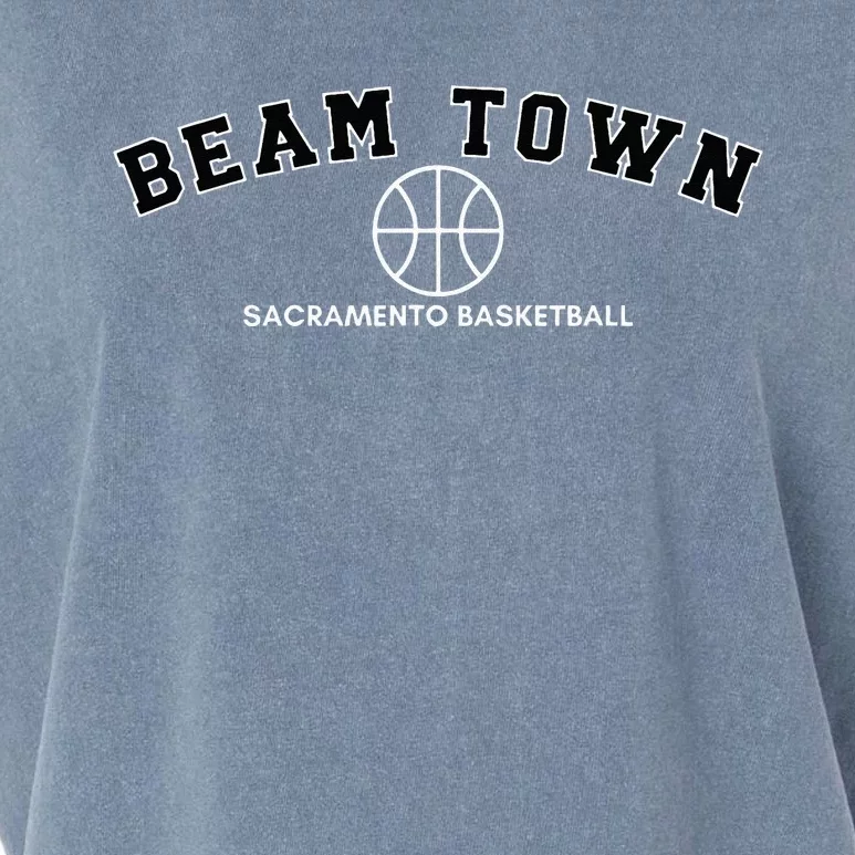 OG Beam Town Sacramento Basketball Garment-Dyed Women's Muscle Tee