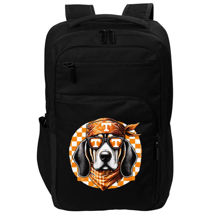 Orange Blooded Tennessee Hound Native Home Tn State Pride Gift Impact Tech Backpack