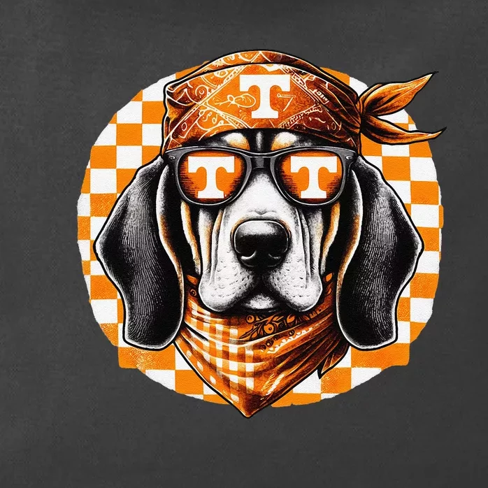 Orange Blooded Tennessee Hound Native Home Tn State Pride Gift Zip Tote Bag