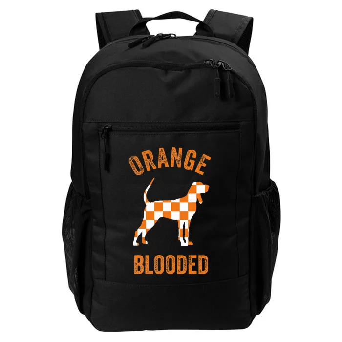 Orange Blooded Tennessee Hound Native Home Tn State Pride Daily Commute Backpack