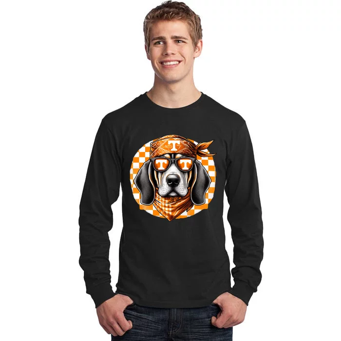 Orange Blooded Tennessee Hound Native Home Tn State Pride Tall Long Sleeve T-Shirt