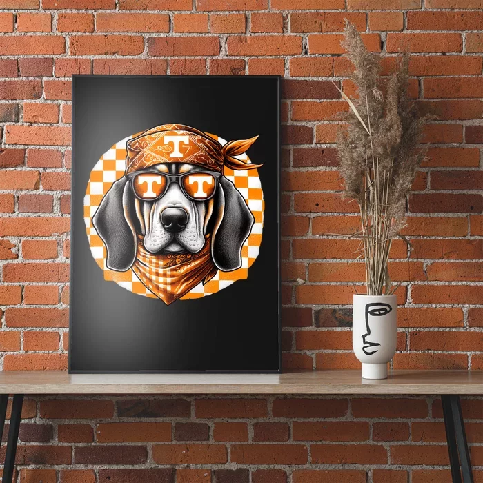 Orange Blooded Tennessee Hound Native Home Tn State Pride Poster