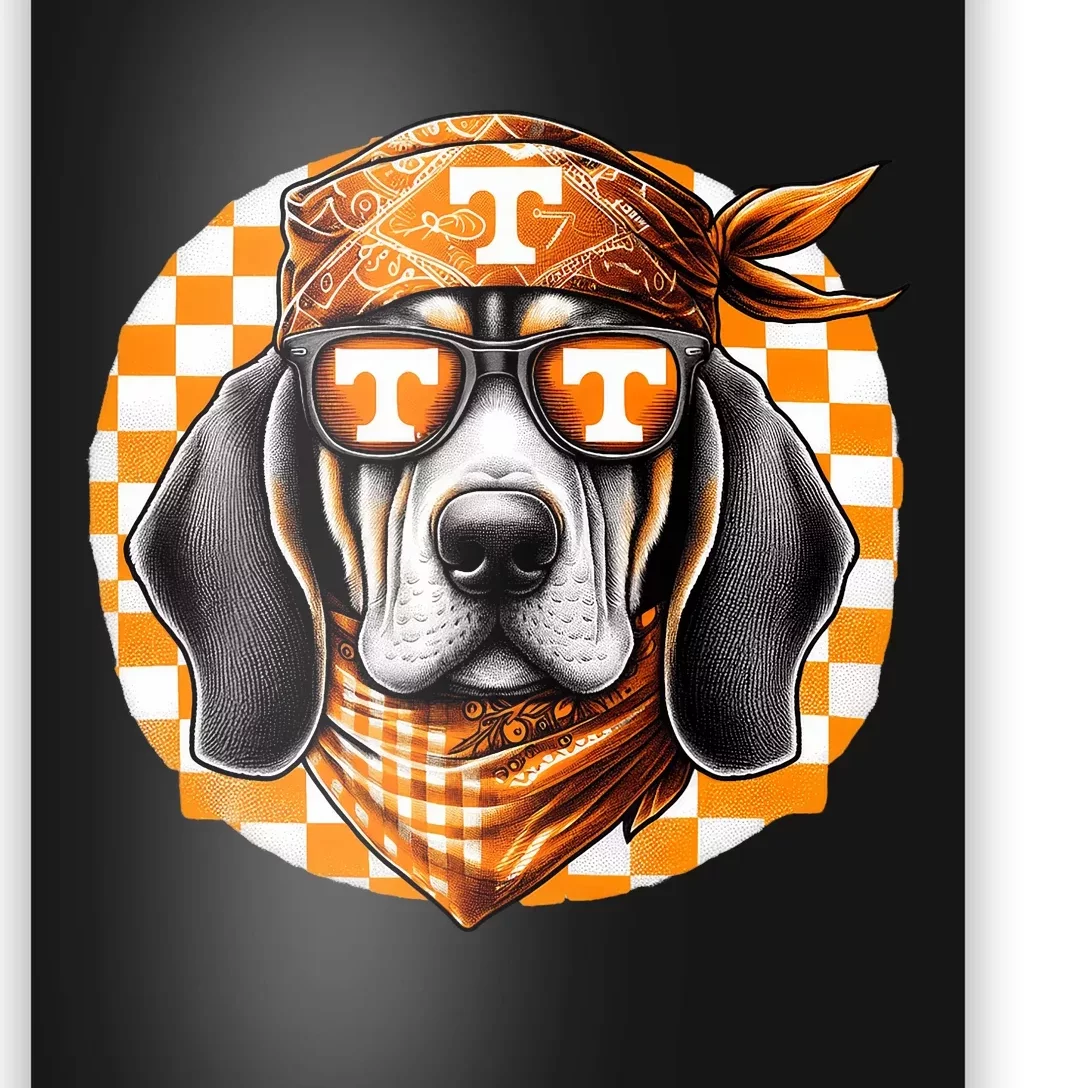 Orange Blooded Tennessee Hound Native Home Tn State Pride Poster