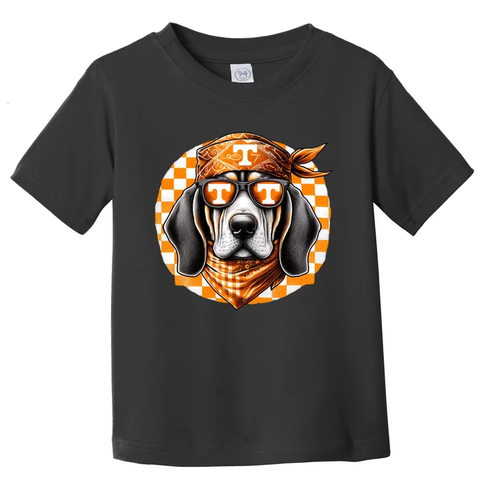 Orange Blooded Tennessee Hound Native Home Tn State Pride Toddler T-Shirt