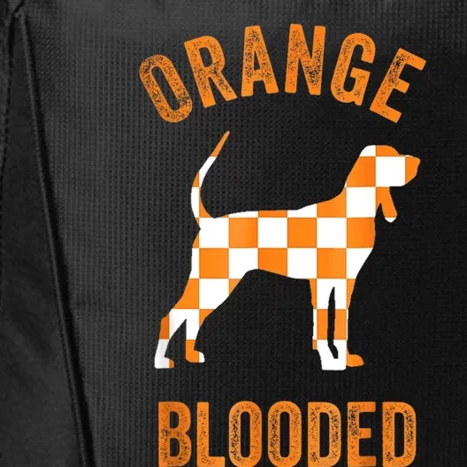 Orange Blooded Tennessee Hound Native Home Tn Rocky Top City Backpack