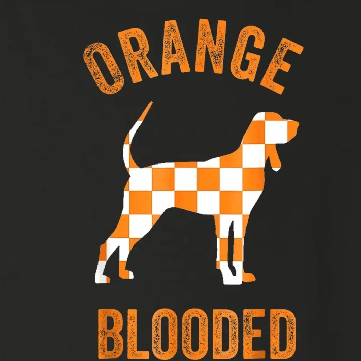 Orange Blooded Tennessee Hound Native Home Tn Rocky Top Toddler Long Sleeve Shirt