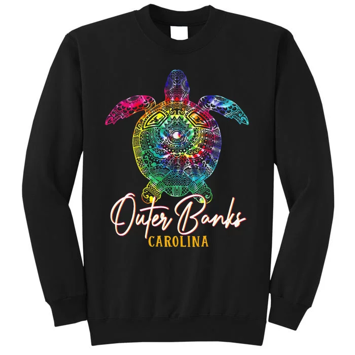 Outer Banks Tie Dye Sea Turtle Carolina Family Vacation Sweatshirt