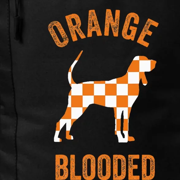 Orange Blooded Tennessee Hound Native Home Tn State Pride Daily Commute Backpack