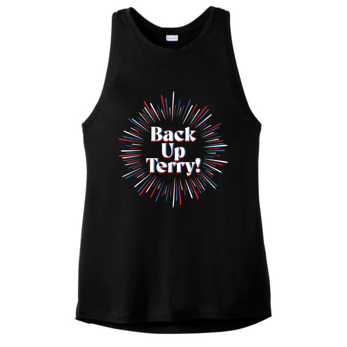 Original Back Up Terry Put It In Reverse 4th Gift Cute Gift Ladies Tri-Blend Wicking Tank