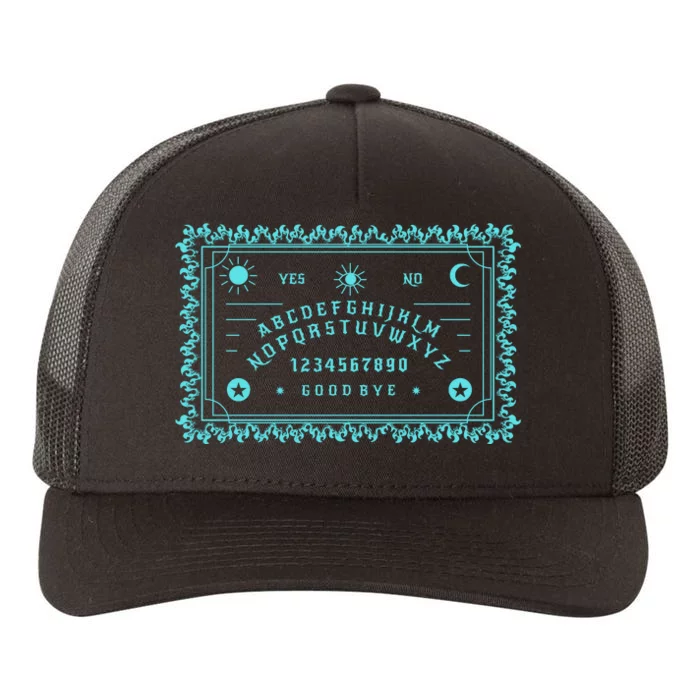 Ouija Board Vintage Goth Spirit Gothic Board Witch Wiccan Tarot Witchcraft Yupoong Adult 5-Panel Trucker Hat