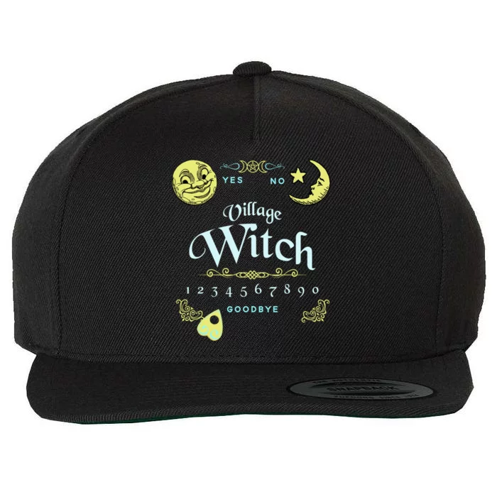 Ouija Board Village Witch Pagan Wiccan Design Cool Gift Wool Snapback Cap