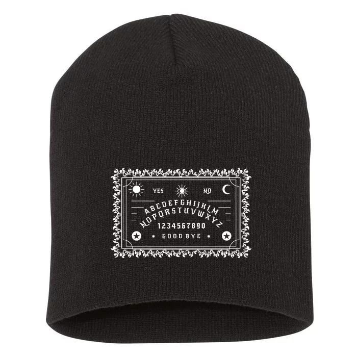 Ouija Board Vintage Goth Spirit Board Witch Gothic Wiccan Tarot Witchcraft Short Acrylic Beanie