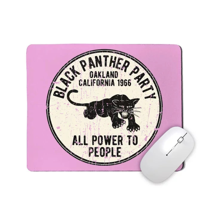 Oakland California 1966 Party Distressed Mousepad