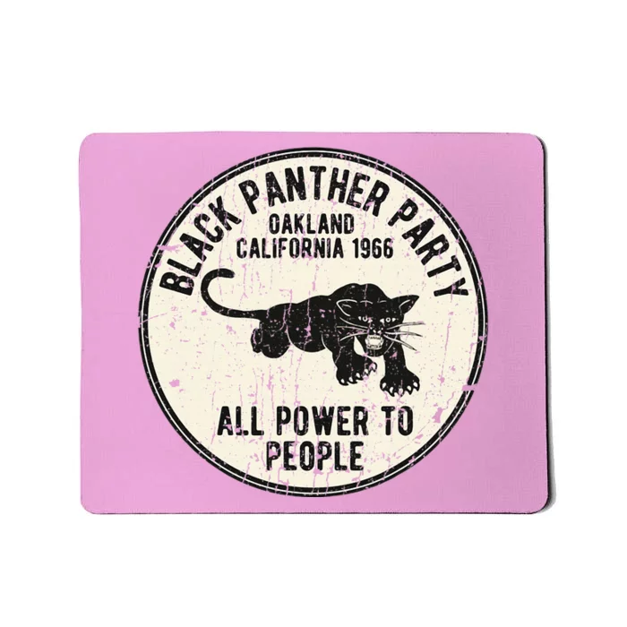 Oakland California 1966 Party Distressed Mousepad