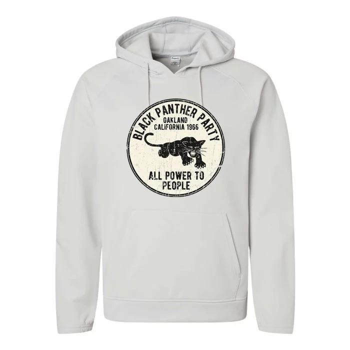 Oakland California 1966 Party Distressed Performance Fleece Hoodie