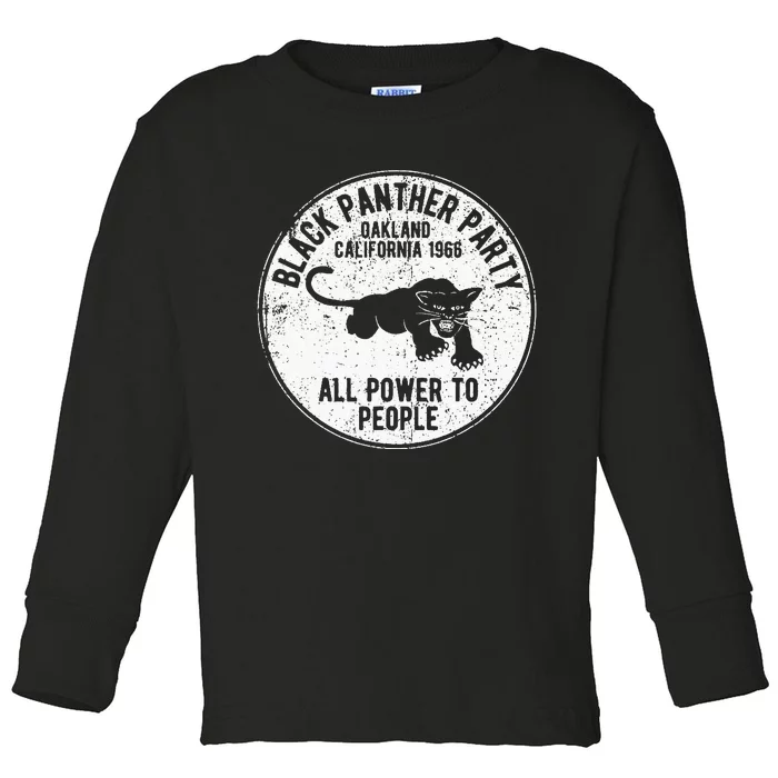 Oakland California 1966 Party Toddler Long Sleeve Shirt