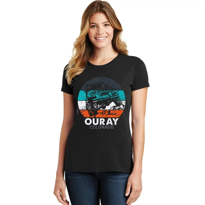 Ouray Colorado 4x4 Off Road Trail Vehicle Outdoor Adventure Women's T-Shirt