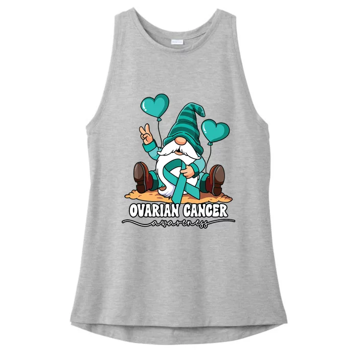 Ovarian Cancer Awareness Ladies Tri-Blend Wicking Tank