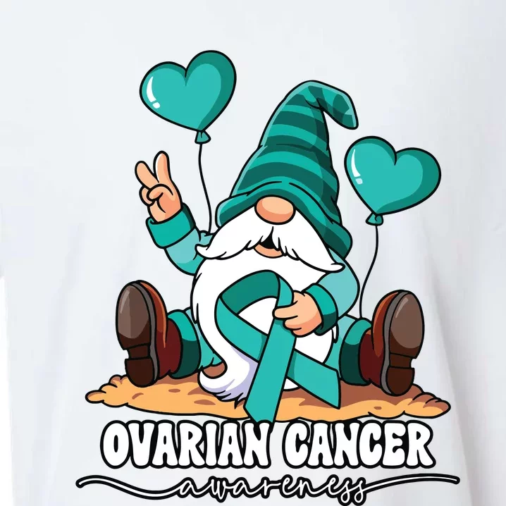 Ovarian Cancer Awareness Sueded Cloud Jersey T-Shirt