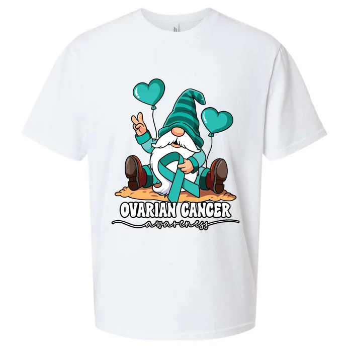 Ovarian Cancer Awareness Sueded Cloud Jersey T-Shirt