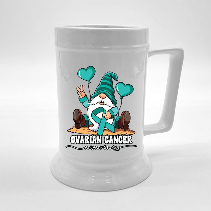 Ovarian Cancer Awareness Front & Back Beer Stein