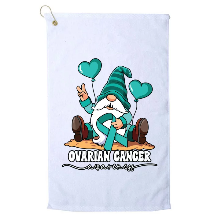 Ovarian Cancer Awareness Platinum Collection Golf Towel