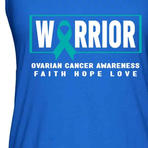 Ovarian Cancer Awareness Gift Ovarian Cancer Warrior Cool Gift Ladies Essential Flowy Tank