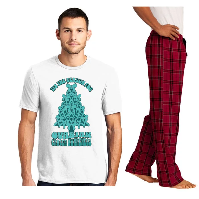 Ovarian Cancer Awareness Christmas Pajama Set